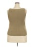 Assorted Brands 100% Cotton Tan Gray Sweater Vest Size 2X (estimated) - photo 2