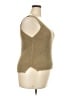 Assorted Brands 100% Cotton Tan Gray Sweater Vest Size 2X (estimated) - photo 4