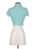 Wild Fable Teal Short Sleeve Blouse Size S - photo 2