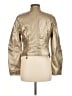Pimkie 100% Polyurethane Metallic Gold Jacket Size M (petite) - photo 2