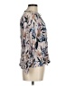 O'Neill 100% Viscose Floral Ivory 3/4 Sleeve Blouse Size M - photo 4
