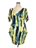 Sean John Graphic Yellow Cocktail Dress Size XXL - photo 1