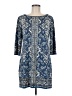 Max Studio Paisley Blue Casual Dress Size M - photo 1