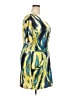 Sean John Graphic Yellow Cocktail Dress Size XXL - photo 4