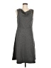 Lands' End Solid Gray Casual Dress Size 6 - 8 - photo 1