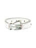 Assorted Brands White Leather Belt Size XXS - photo 1
