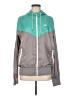 Nike Color Block Gray Track Jacket Size M - photo 1