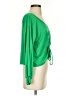 Elan Green Long Sleeve Blouse Size S - photo 4