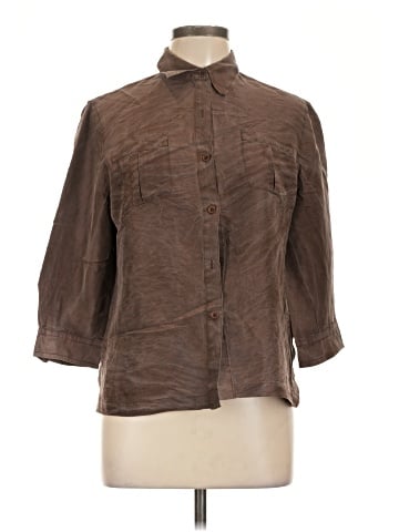 Jones New York Signature 3/4 Sleeve Silk Top (view 1)