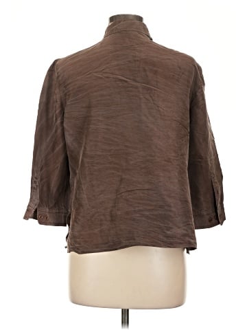 Jones New York Signature 3/4 Sleeve Silk Top (view 2)