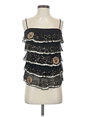 Marciano Sleeveless Silk Top (view 1)
