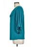 Perseption Concept Teal 3/4 Sleeve Blouse Size L - photo 5