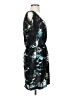 Silence and Noise 100% Polyester Print Teal Casual Dress Size S - photo 4