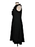 Ann Taylor 100% Polyester Solid Black Cocktail Dress Size 4 - photo 5