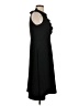Ann Taylor 100% Polyester Solid Black Cocktail Dress Size 4 - photo 4