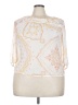 Lauren Conrad 100% Polyester Ivory 3/4 Sleeve Blouse Size XXL - photo 1