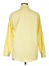 Unbranded Solid Yellow 3/4 Sleeve Button-Down Shirt Size 1X (estimated) - photo 2