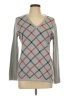 Tommy Hilfiger 100% Cotton Argyle Gray Pullover Sweater Size L - photo 1