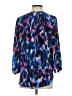 Not Your Daughter's Jeans Animal Print Blue 3/4 Sleeve Blouse Size S - photo 2