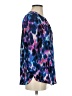 Not Your Daughter's Jeans Animal Print Blue 3/4 Sleeve Blouse Size S - photo 4
