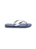Havaianas Silver Blue Flip Flops Size 2 (baby, wide) - photo 1