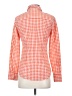 J.Crew Checkered-gingham Orange Long Sleeve Blouse Size 2 - photo 2