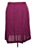 Unbranded 100% Polyester Solid Burgundy Casual Skirt Size 24W - photo 2