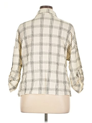 Korye 3/4 Sleeve Button-Down Shirt (view 2)