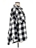 Old Navy 100% Cotton Checkered-gingham Black Long Sleeve Button-Down Shirt Size XL - photo 4