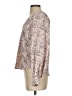 Express 100% Polyester Animal Print Pink Long Sleeve Blouse Size XS - photo 5