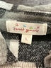 sweet generis 100% Polyester Plaid Gray Coat Size L - photo 6