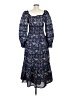 Sea New York Floral Blue Casual Dress Size 8 - photo 2