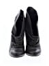 REPORT 100% Leather Black Gray Ankle Boots Size 7 - photo 2