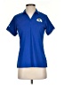 Antigua 100% Polyester Blue Short Sleeve Polo Size S - photo 1