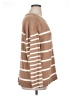 Talbots 100% Cotton Stripes Tan Pullover Sweater Size XL - photo 4