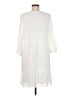Sandra Darren 100% Polyester White Casual Dress Size 14 - photo 2