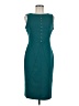 Halston Teal Cocktail Dress Size 6 - photo 1