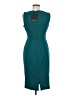 Halston Teal Cocktail Dress Size 6 - photo 2