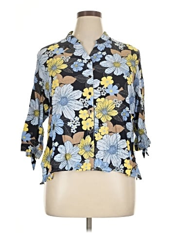 Allison Daley 3/4 Sleeve Blouse (view 1)