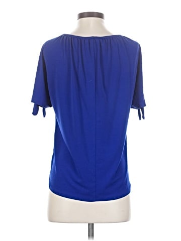 INC International Concepts Short Sleeve Blouse (view 2)