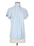 BeachLunchLounge Stripes Blue Short Sleeve Button-Down Shirt Size XS - photo 1