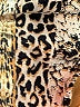 Garnet Hill Animal Print Brown Swimsuit Bottoms Size S (estimated) - photo 3