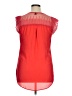 Heart Soul 100% Polyester Red Sleeveless Blouse Size XL - photo 2