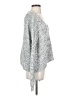 Wooden Ships Metallic Silver Pullover Sweater Size S - photo 4