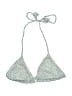 Calypso St. Barth Tweed Silver Swimsuit Top Size S - photo 1