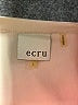 Ecru 100% Silk Tan Sleeveless Silk Top Size L - photo 3