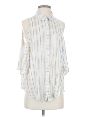 Blu Heaven Sleeveless Button-Down Shirt (view 1)
