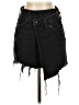 AGOLDE 100% Cotton Black Denim Skirt Size 24 waist - photo 1