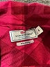 Vineyard Vines Performance 100% Polyester Checkered-gingham Burgundy Long Sleeve Blouse Size 6 - photo 7