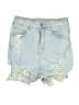 Shein Blue Denim Shorts Size 2 - photo 1